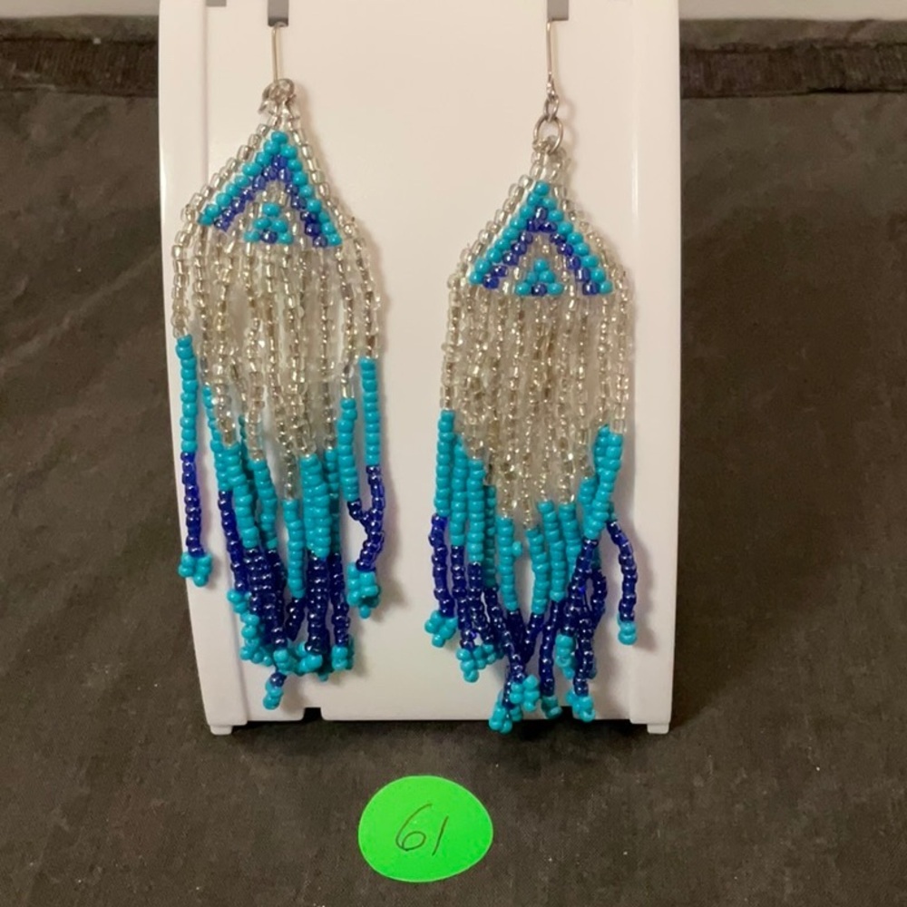 Handcrafted Native Beaded Earrings